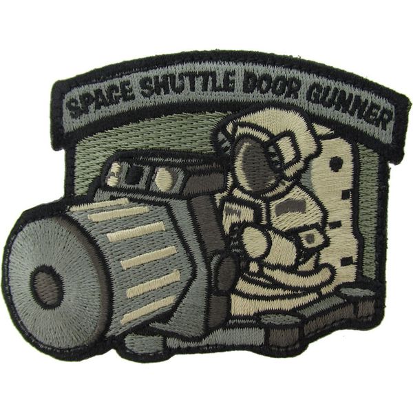 Shuttle Door Gunner ARID MIL SPEC Patch