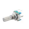 Jopto 10PCS Rotary Encoder Code Switch Audio Digital Potentiometer EC11 360 Degree Rotary Encoding Switch Encoder Code with Switch 5 Pin 20mm D-Shaft