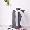 Basic Sense Plain Soft and delicate Chiffon Feel Head and Neck Scarf, Cream