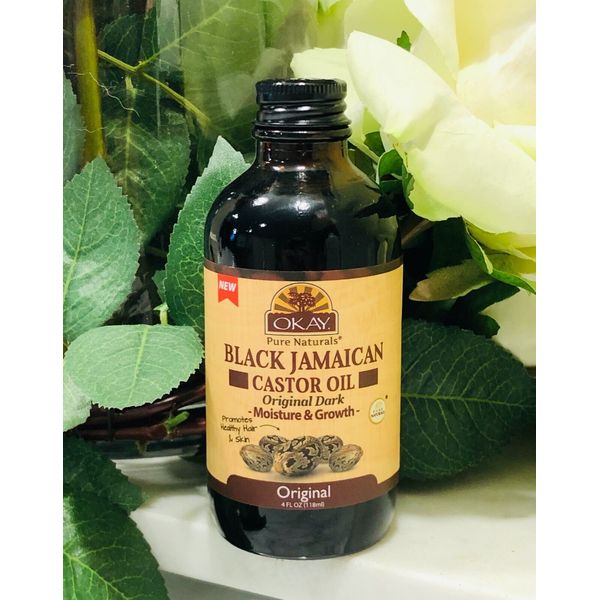 OKAY - BLACK JAMAICAN CASTOR OIL - ORIGINAL - 4oz (118ml) BRAND NEW!