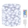 200 Led Pure White Usb String Lights Flexible Waterproof Twinkle Fairy Lights