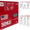 SENCO L15BAB 1-1/4" x 1/4" 18 Gauge Chisel Galvanized Crown Medium Wire Staples