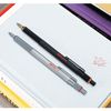 Rotring 800 Retractable Ballpoint Pen, Medium Point, Silver