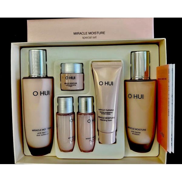 OHUI Miracle Moisture Pink Barrier Special Set - Korean Skincare