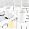 Pestrema Toothbrush Holders 2 Pieces, Bathroom Toothbrush Cup, Makeup Brush Bracket, Accessory Organizer and Toothbrush Bracket (White and White)