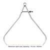 sourcing map Spring Joint Caliper 16 inch / 400mm Adjustable Spring Outside Caliper with Solid Nut for Wood Turning Lathe Work