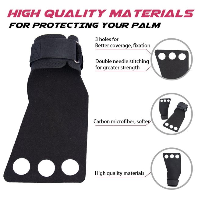 Hi-Fit Weightlifting Finger Grip Pad For Workout, Gym Fitness Cross  Training Pull Ups Exercise