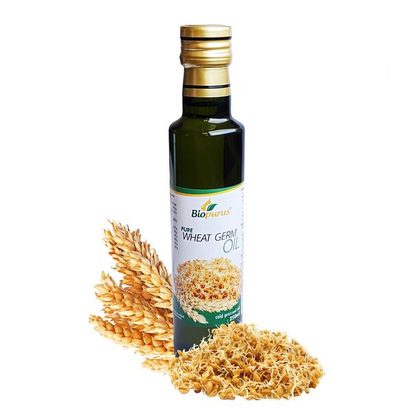 Pure Cold Pressed Wheat Germ Oil 250ml Biopurus