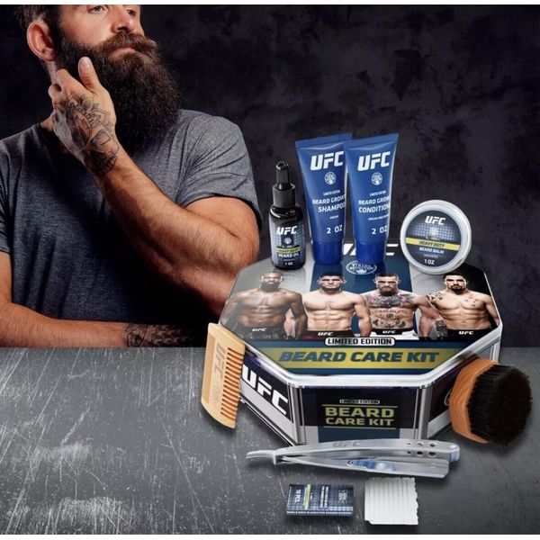UFC Limited Edition Beard Kit for Superior Beard Care-Complete Beard Grooming