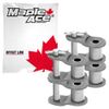 MAPLE ACE #50-2 Offset Half Link for Roller Chain Double Strand (Qty 2)