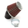 35mm Pitbike Air Filter Red Performance High flow Mushroom Style Angled Neck