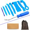 RITYHOFT Interior Stripping, Inner Lining, Peel Off Panel, Removable Tool, Clip Clamp Tool, Storage Bag Included, Light Blue