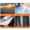 Windshield Sun Shade Fit for Civic 2016-2021, Foldable Front Sunshade Protector Blocks UV Rays Keep Car Cooler