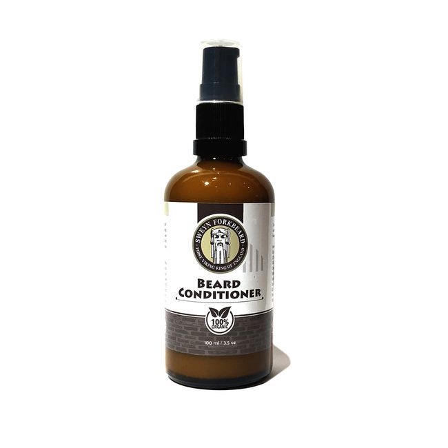 Beard Conditioner Sweyn Forkbeard 100ml - 100% Organic Beard Conditioner Formulated to Hydrate and Nourish the Beard - Made in London