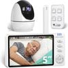Elderly Monitors with Camera and Audio, Two-Way Talk Room Monitors for Elderly, 