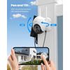 ieGeek Outdoor 2K Security Camera 360° PTZ Wireless WiFi Home CCTV IR System
