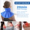 Gel Ice Pack for Neck Shoulder Pain Relief Reusable Cold Therapy Wrap