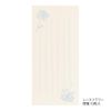 Midori 89572006 Single Pencil Notebook with Envelope, Flower Colored Washi, White