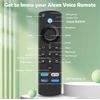 Voice Control Remote with Voice Function, Compatible with AMZ Smart TVs 4K/4K Max/Lite/Cube/Stick, 3rd Generation