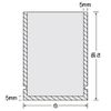 Fukusuke Industrial Nylon Poly V Type Standard Bag No.28 (500 Sheets)