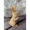 Adorable Prim HM Bunny Melts 3” Old Mold Primitive Chocolate Look Easter Lot 3