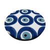 Cute Chic Colorful Geometric Minimalist Blue & White Pattern PopSockets Swappable PopGrip