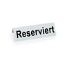 Plastic Reserved Sign, Dimensions: 12 x 4 x 4 cm