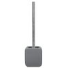 KW Cube Ceramic Toilet Brush and Holder (Grey)