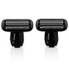 BESTBOMG Replacement Heads Compatible with P-hilips N-orelco Multigroomer All-in-One Trimmer Series 3000/5000/7000/9000, Foil Shaver Replacement Head 2 Pack