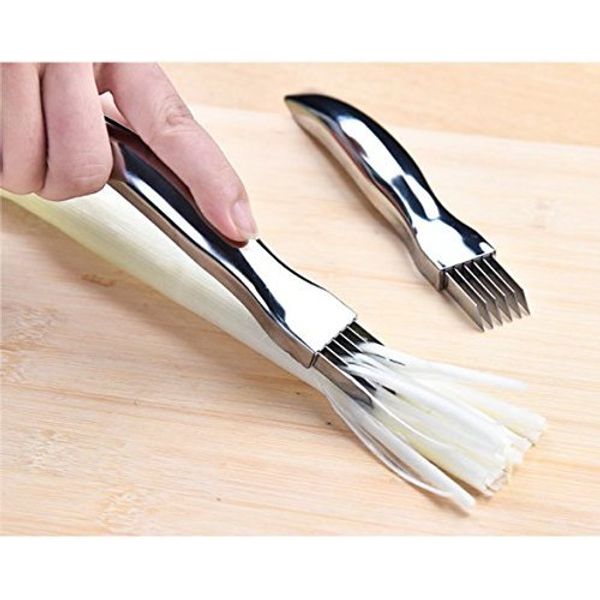 HJ Leek Cutter, Onion Slicer, Stainless Steel