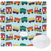 YouCustomizeIt Personalized Trains Washcloth