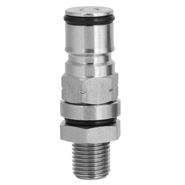 Atyhao Keg Ball Lock Adapter, 304 Stainless Steel Beer Keg Ball Lock Adapter Post Pressure Relief Valve Home Brew Accessory(Gas)