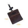 Windfulogo Square Leather Archery Finger Tab Long Bow Hand Protector for Right Hand Black
