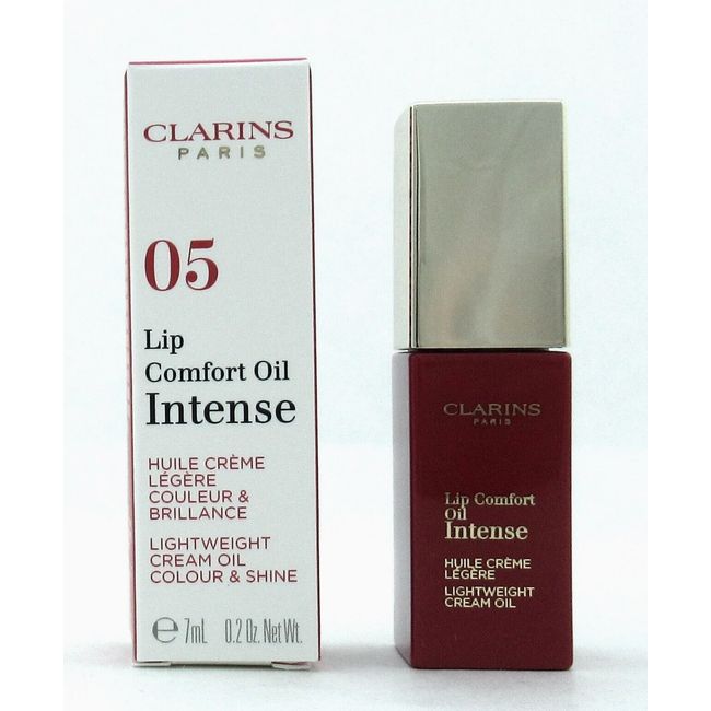 Clarins Lip Comfort Oil Intense 05 Intense Pink 7 ml./ 0.2 oz. New