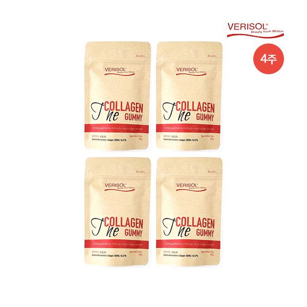 [Collagen] [4 weeks] Verisol Gummi 4 weeks' supply (21 gummies x 4 bags), see detailed description, see detailed description, see detailed description