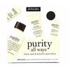 Philosophy Purity 4 PC Cleanse, Mask, & Moisturize Mini Trial travel  Set