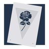 Rose Bunting Stencil - Size Small (A4) (10112S)
