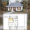Pioneer House Plan 700 Heated Square Feet