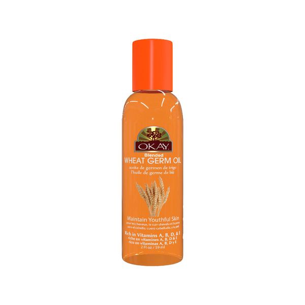 OKAY WHEAT GERM OIL for HAIR and SKIN Paraben FREE 2oz / 59ml