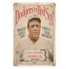 1916 baseball  sports Ebbets Field Program tin sign