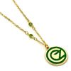 WICKED Oz Logo Necklace - Gold & Green