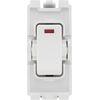 BG R31 Nexus Grid White 20A 20AX 2 Pole LED Indicator Switch Module