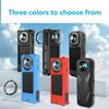Twaxl Insta360 X5 Compatible Silica Gel Protective Cover (Black)