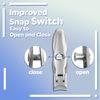 Guowall 2-Piece Manicure Set, Nail Kit & Pedicure Tools Includes Nail Clipper, Nail File