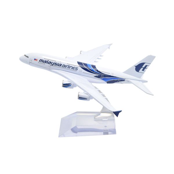 TANG DYNASTY(TM 1:400 16cm Airbus A380 New Painting Malaysia Airlines Metal Airplane Model Plane Toy Plane Model