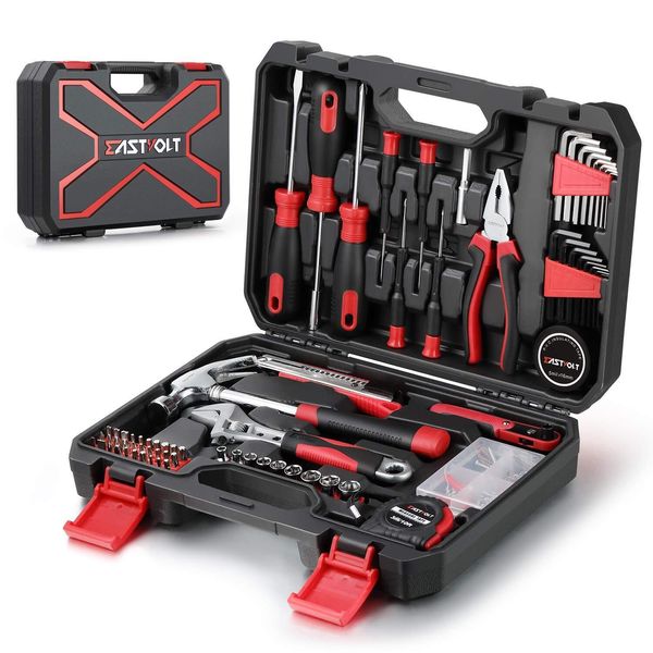 128-Piece Home Repair Tool Set, Tool Sets for Homeowners, General Household H...