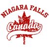 CafePress Niagara Falls Canada Oval Car Bumper Sticker