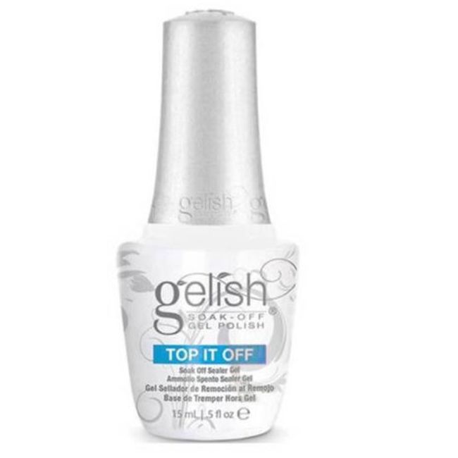 Gel Nail Harmony Gelish Harmony Gelish Soak Off Top Sealer 15ml top gel top it off Top Coat Nail Artist Self Nail Nail Gelish Top nail gelish New