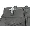 Celtic Cross Small Patch - 3x4.6 inch. Embroidered Iron on Patch