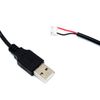 VSDISPLAY USB Cable 5V DC Power Supply Cable Length 50cm 5pcs (USB-PH2.0)